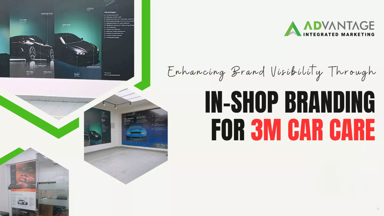AD Vantage Elevates 3M Car Care’s Brand Visibility Through In-Shop Branding