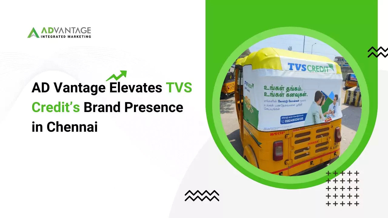 AD Vantage Strengthens TVS Credit’s Neighbourhood Presence in Chennai Through Hyperlocal Brand Activation