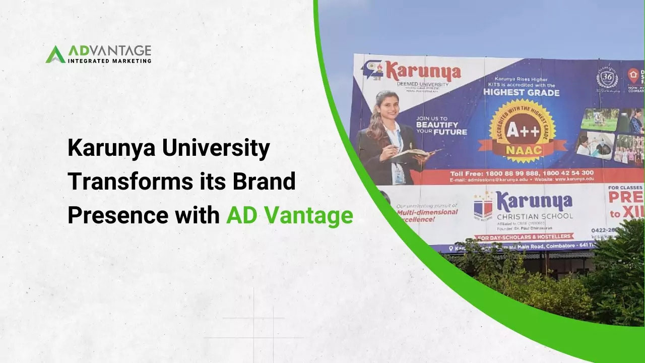 AD Vantage’s Blueprint for Karunya University’s Brand Transformation
